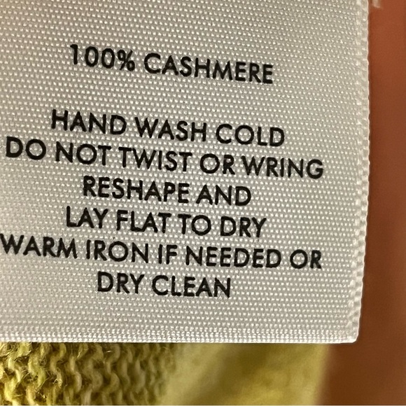 White + Warren Ombre Pink, Red, Orange and Yellow Sweater 100% cashmere Size L - Picture 5 of 5